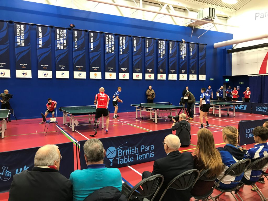 DYNAMIK Attends Official Opening Of British Para Table Tennis Training