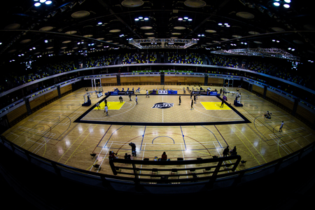 london lions rollout basketball court