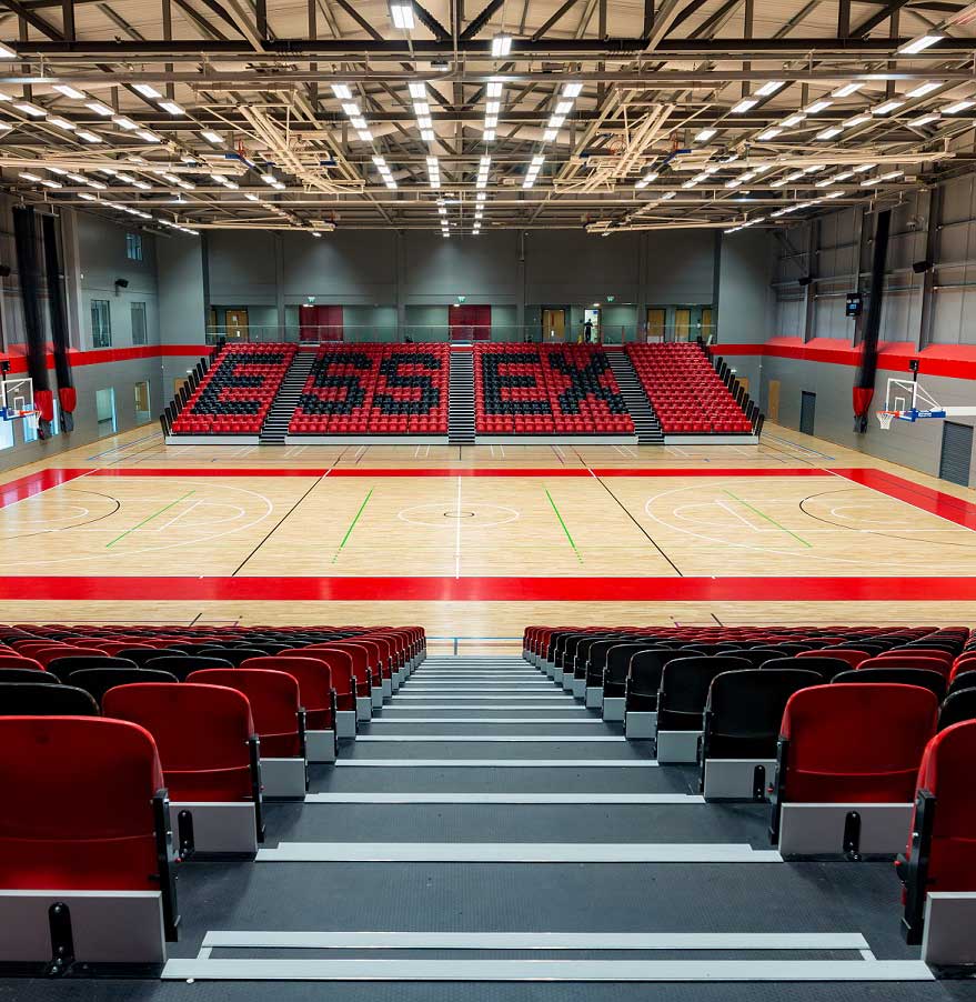 essex university sports floor