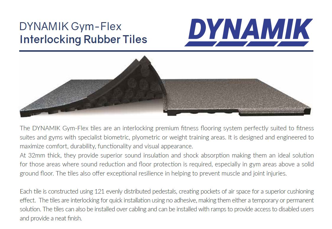 Gym-Flex Rubber Tile