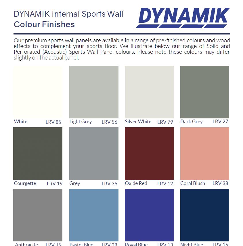 Wall Colour Chart