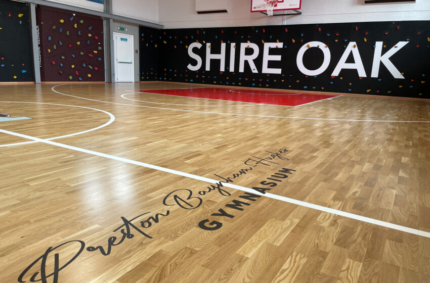 Shire Oak New Sports Floor