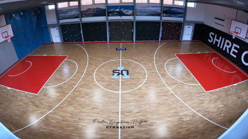 shire oak sports floor