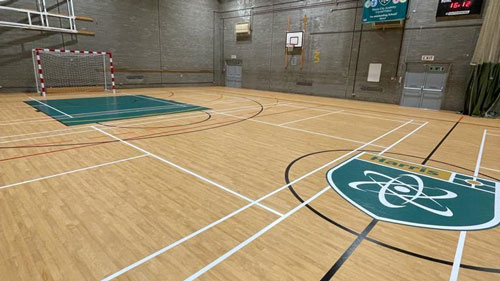 harris Academy school floor logo